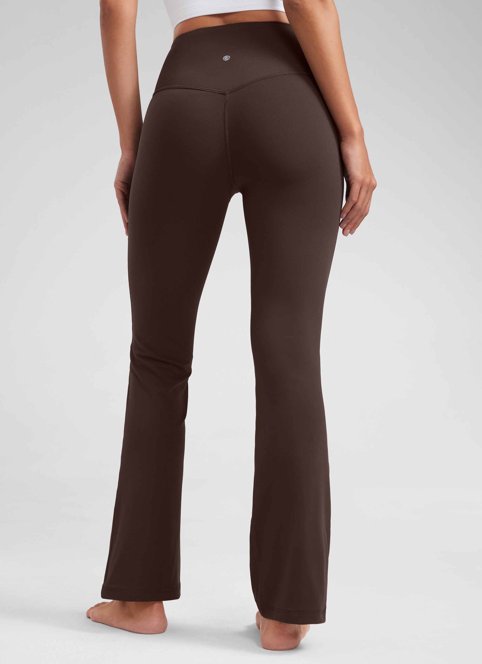 CRZ YOGA Yoga Pinggang Tinggi Wanita Butterluxe Seluar Legging Poket Flare 29
