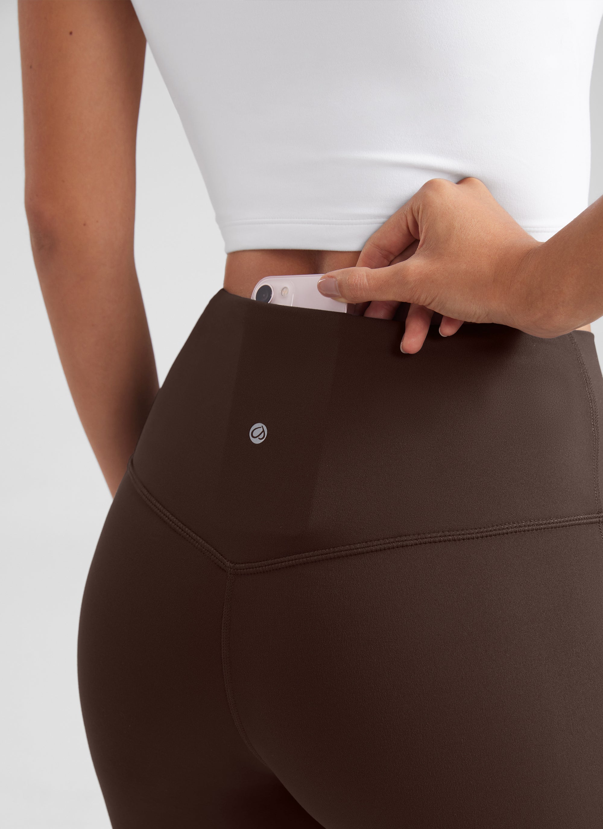 CRZ YOGA Yoga Pinggang Tinggi Wanita Butterluxe Seluar Legging Poket Flare 29