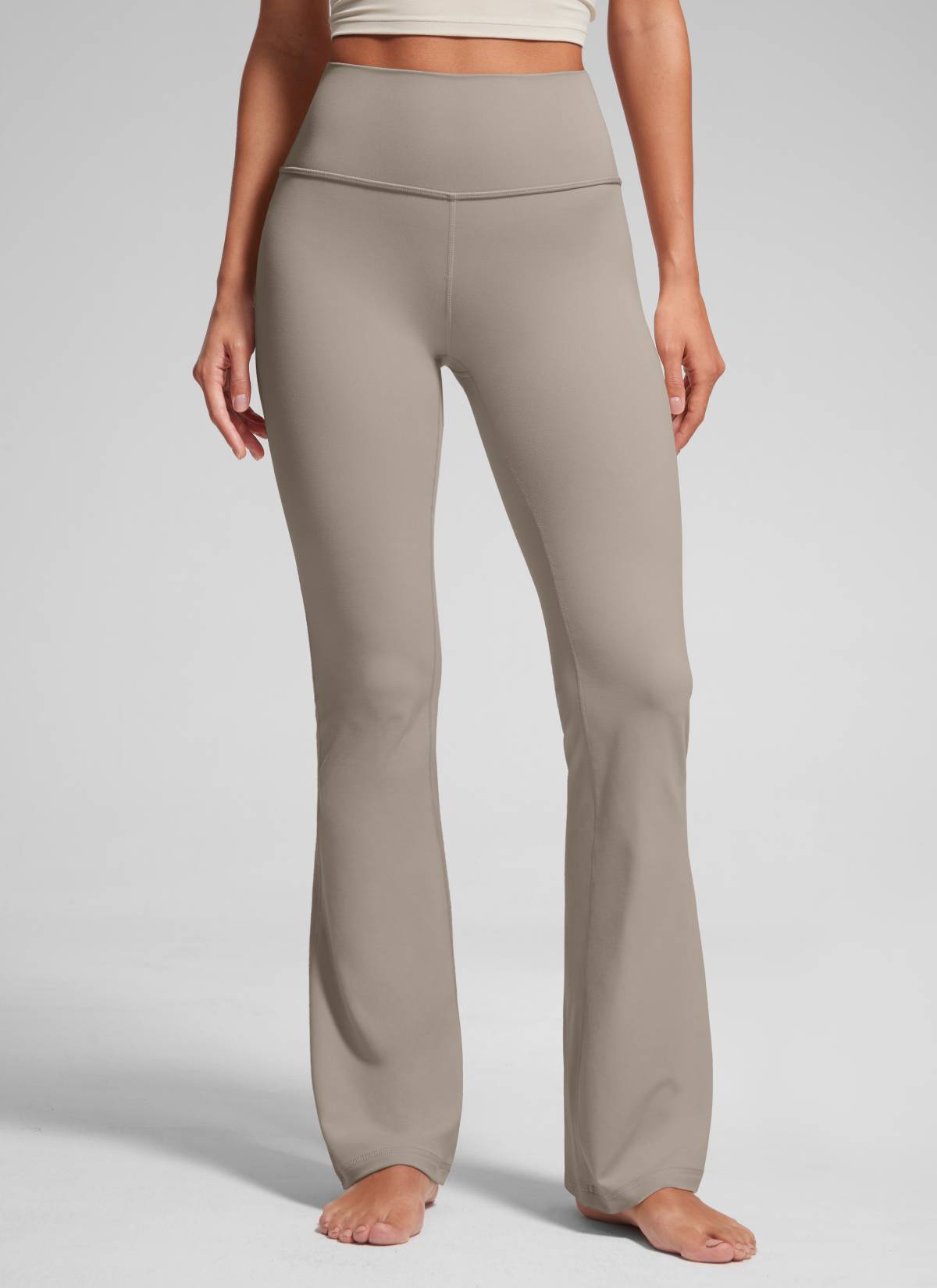 CRZ YOGA Yoga Pinggang Tinggi Wanita Butterluxe Seluar Legging Poket Flare 29