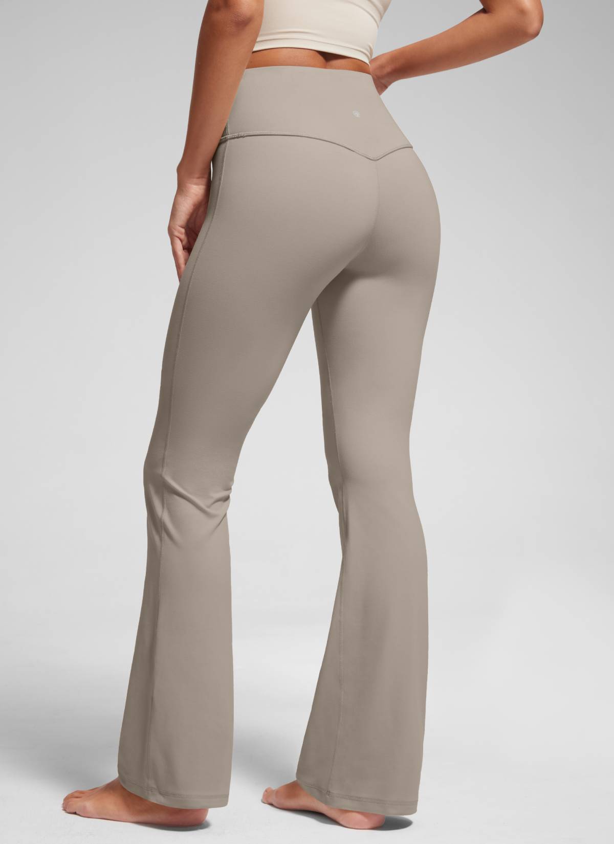 CRZ YOGA Yoga Pinggang Tinggi Wanita Butterluxe Seluar Legging Poket Flare 29