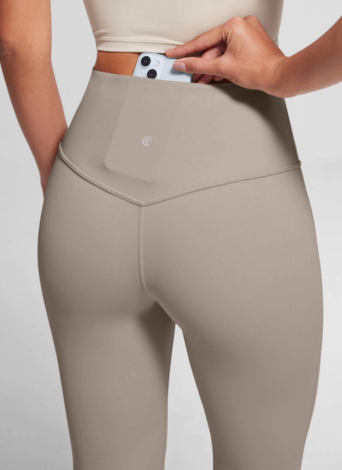 CRZ YOGA Yoga Pinggang Tinggi Wanita Butterluxe Seluar Legging Poket Flare 29