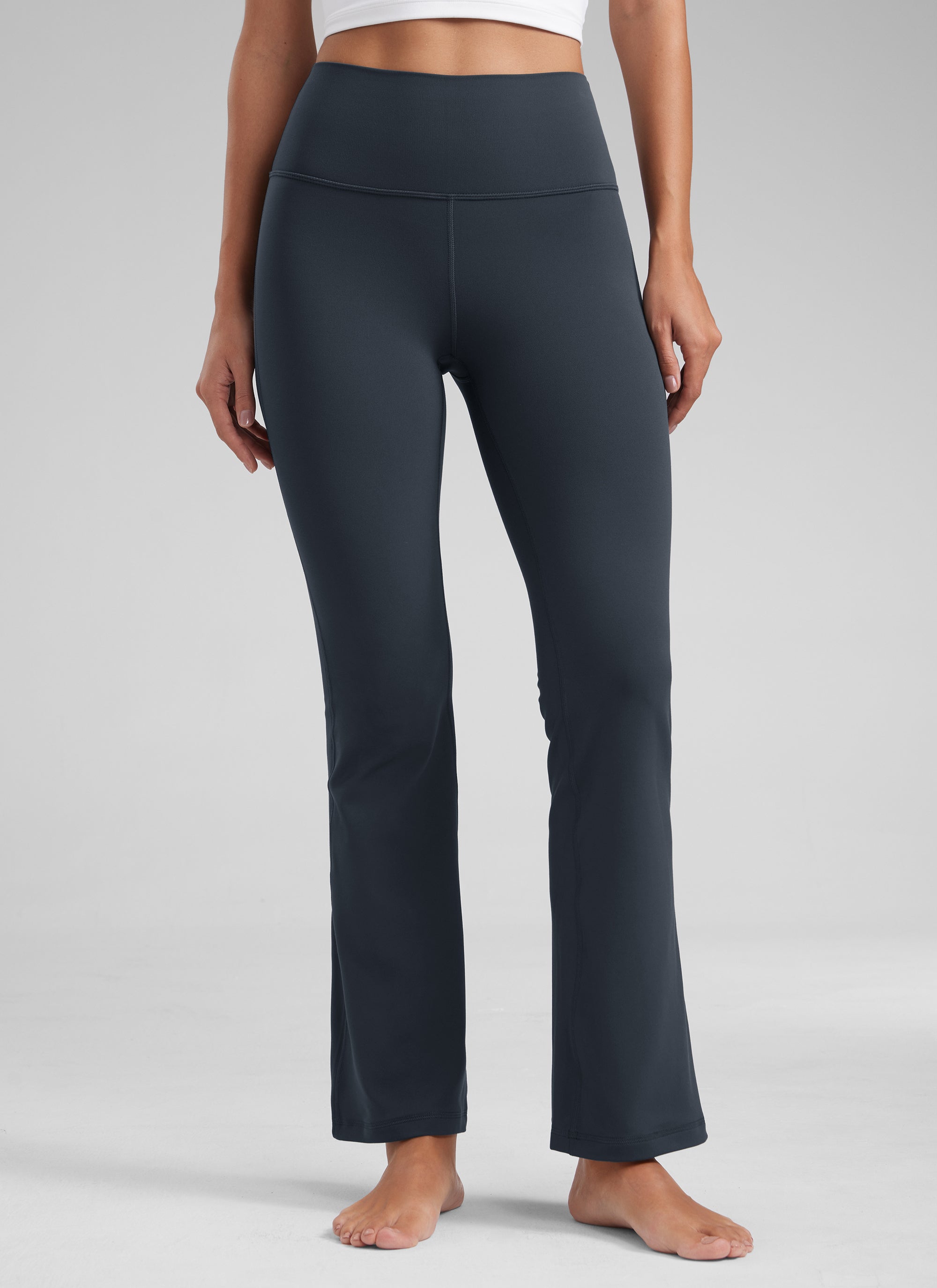 CRZ YOGA Yoga Pinggang Tinggi Wanita Butterluxe Seluar Legging Poket Flare 29