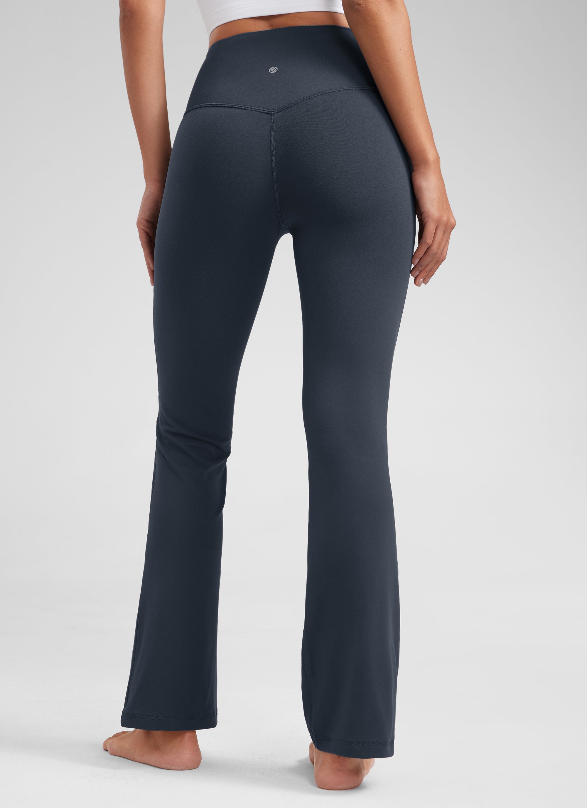 CRZ YOGA Yoga Pinggang Tinggi Wanita Butterluxe Seluar Legging Poket Flare 29