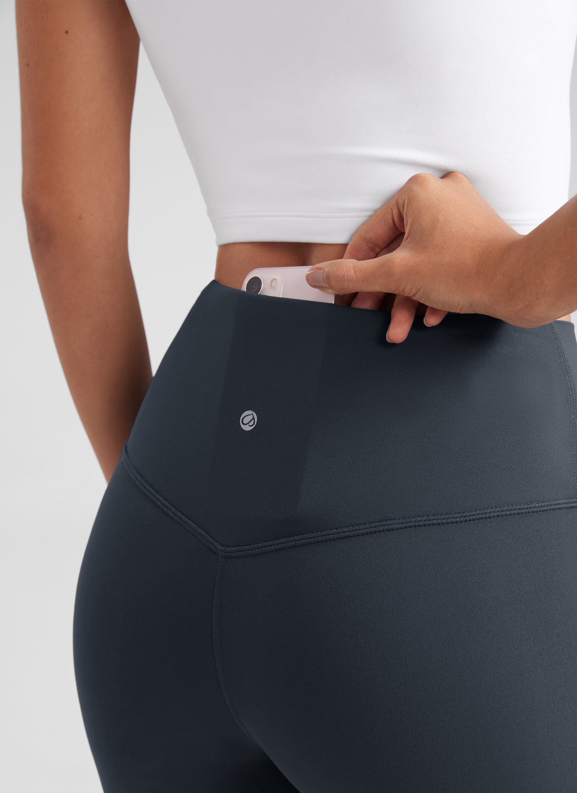 CRZ YOGA Yoga Pinggang Tinggi Wanita Butterluxe Seluar Legging Poket Flare 29
