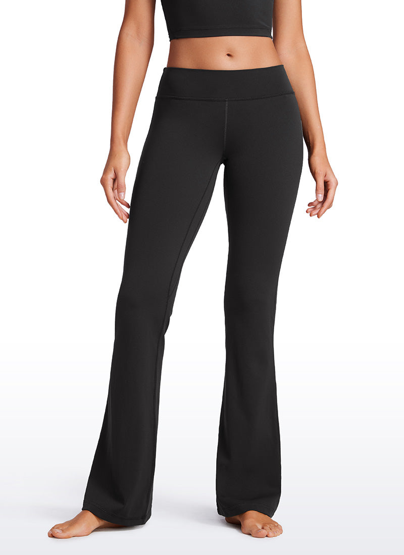 CRZ YOGA Legging Wanita Model " Butterluxe " Pinggang Rendah dan Berpotongan Melebar Ukuran 32