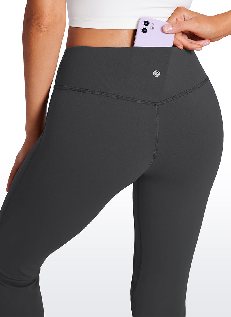 CRZ YOGA Legging Wanita Model " Butterluxe " Pinggang Rendah dan Berpotongan Melebar Ukuran 32