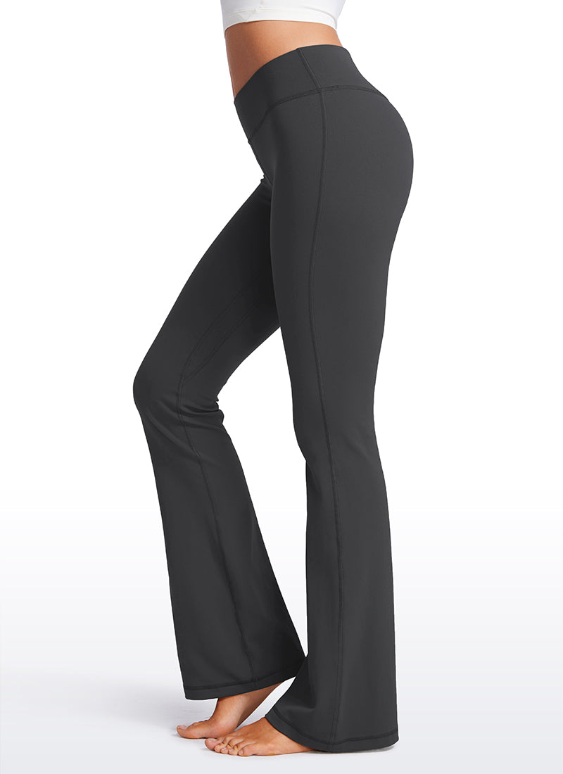 CRZ YOGA Legging Wanita Model " Butterluxe " Pinggang Rendah dan Berpotongan Melebar Ukuran 32
