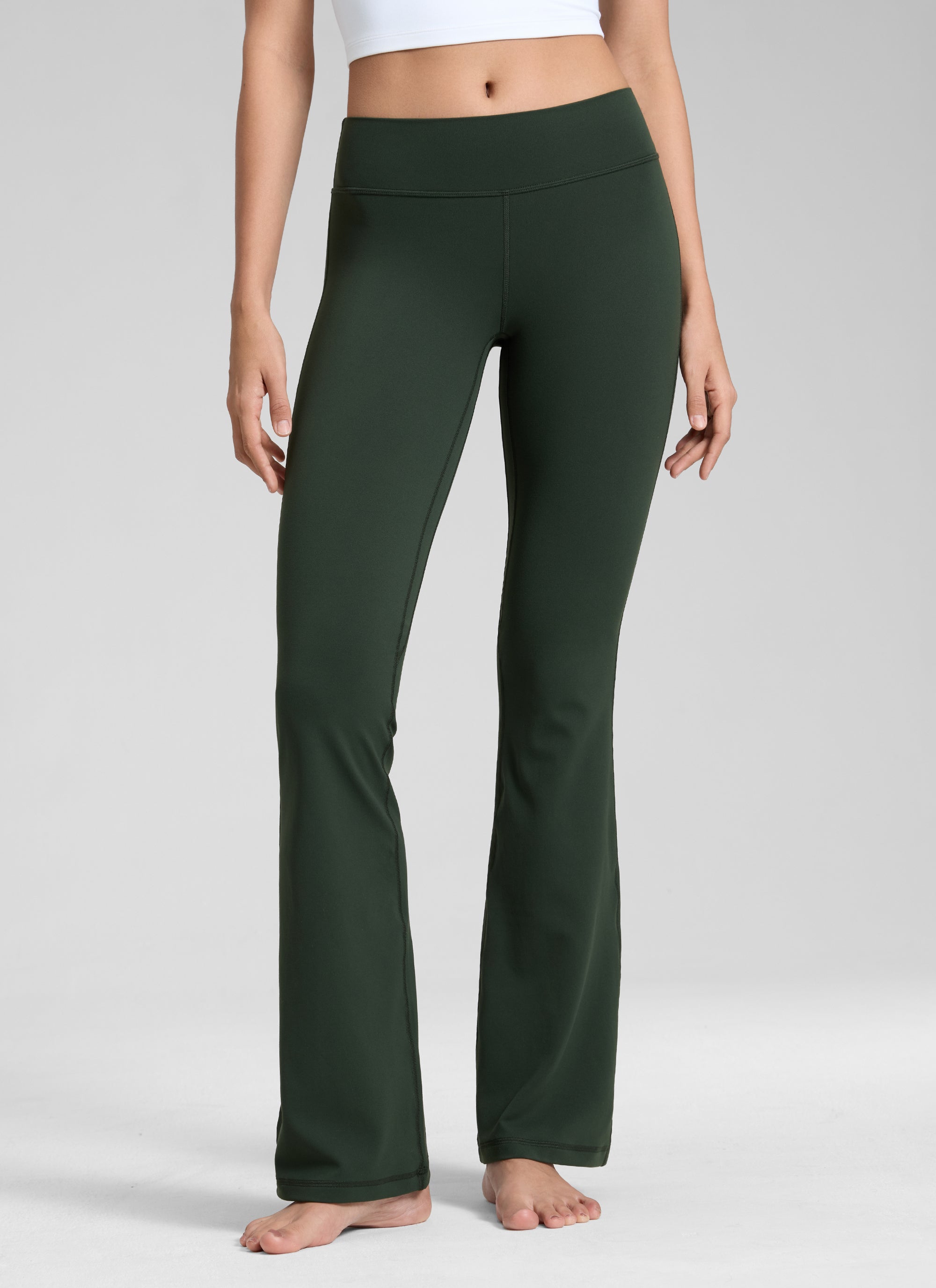 CRZ YOGA Legging Wanita Model " Butterluxe " Pinggang Rendah dan Berpotongan Melebar Ukuran 32