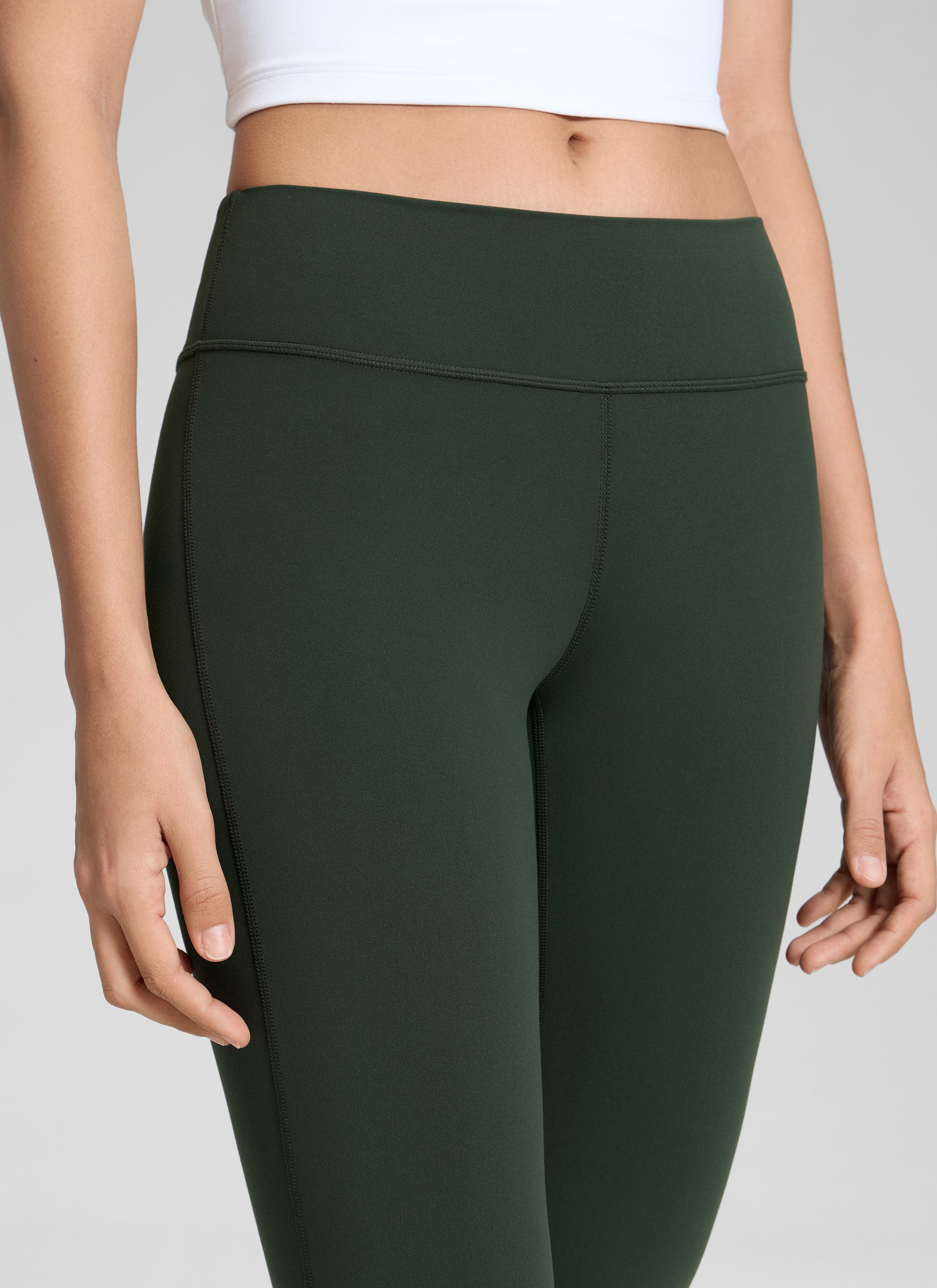 CRZ YOGA Legging Wanita Model " Butterluxe " Pinggang Rendah dan Berpotongan Melebar Ukuran 32