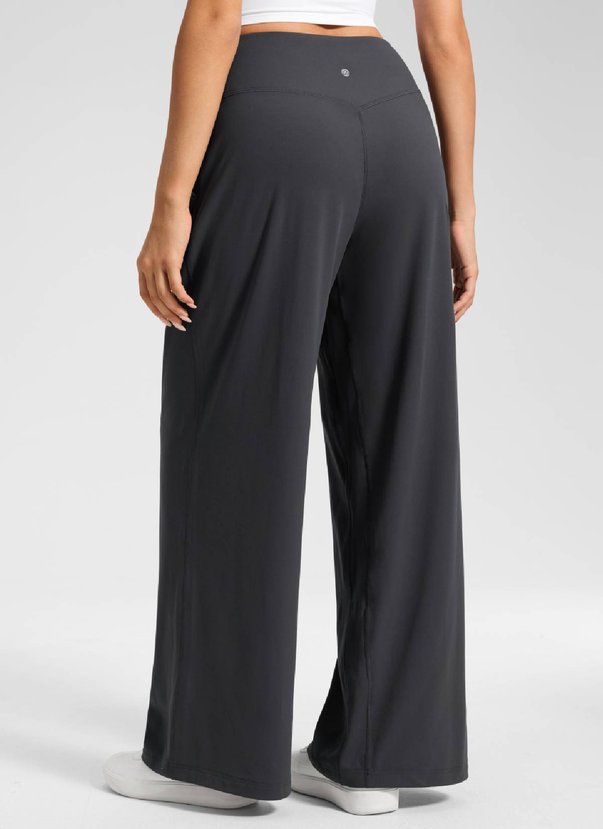 CRZ YOGA 여성용 ‘ Butterluxe ’ 캐주얼 하이웨이스트 포켓 와이드 레그 팬츠 30
