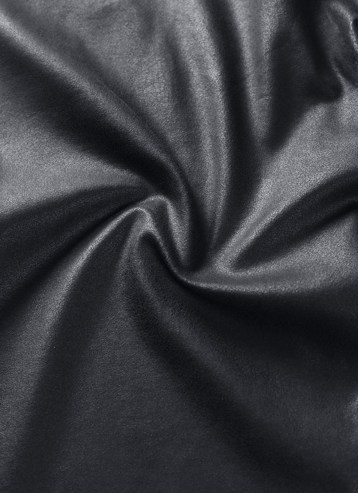 Seluar Legging Kulit Tiruan Matte Butterluxe Wanita CRZ YOGA 64 cm Corak Kerajang Hitam