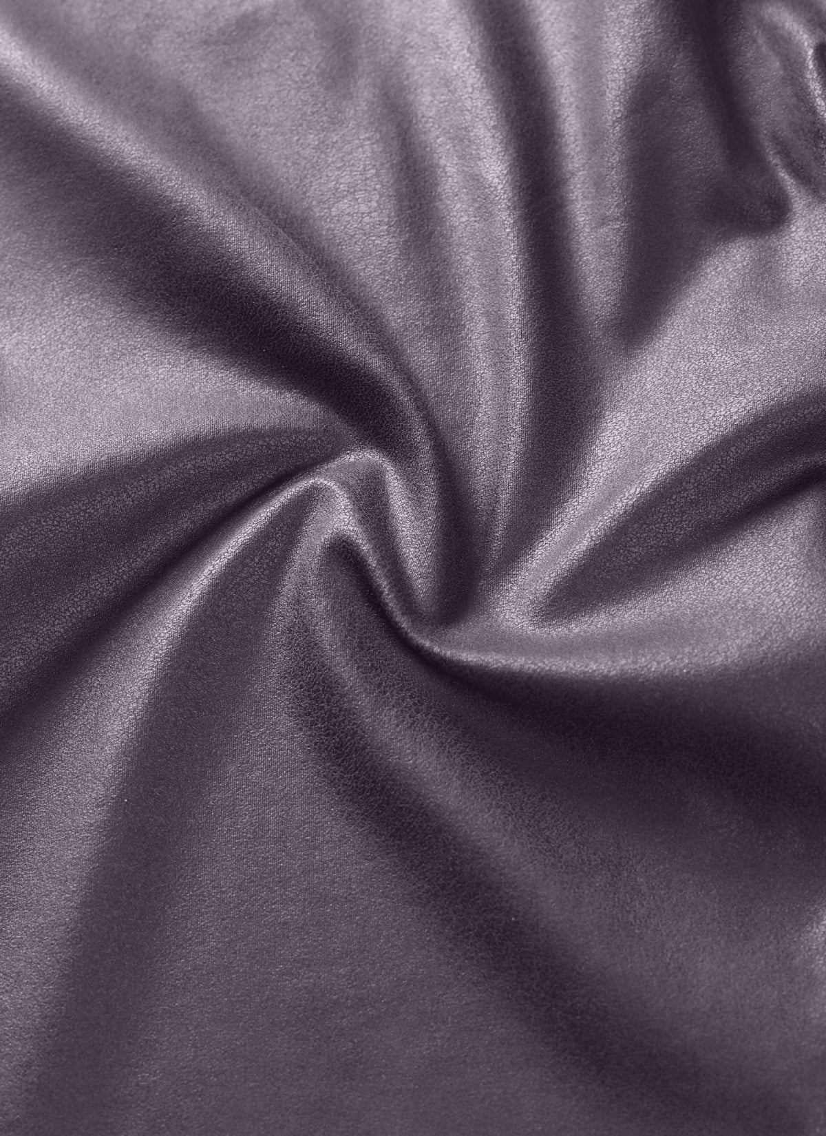 Seluar Legging Kulit Tiruan Matte Butterluxe Wanita CRZ YOGA 64 cm Corak Klasik Kelabu Tornado
